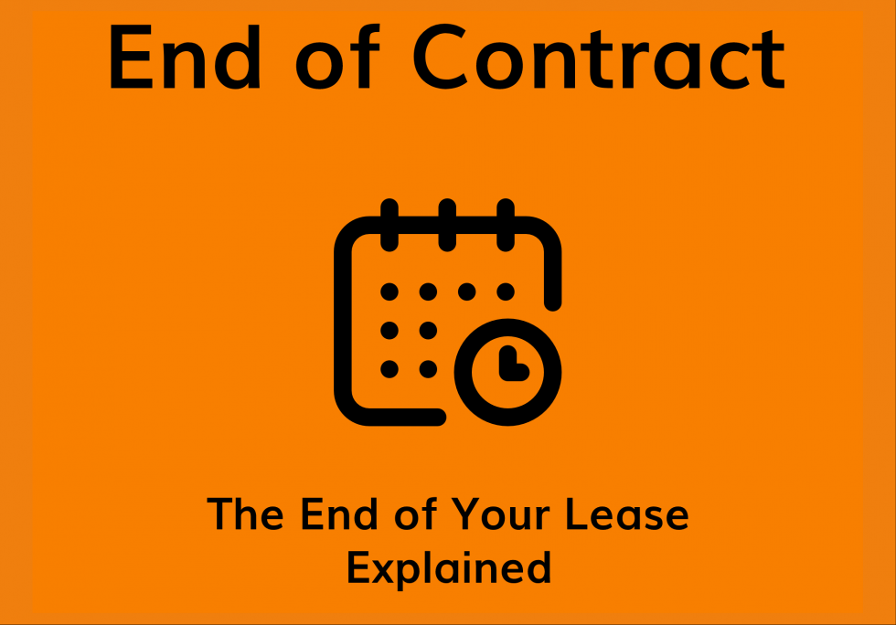 End Of Lease Guide Octane Vehicle Leasing